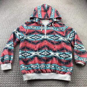 Fleece Sweater Women Extra Large XL Multicolored CHOUYATUO Pullover Sweatshirt
